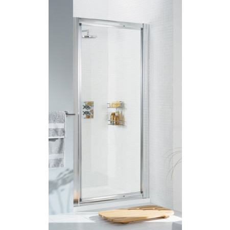 Lakes 900mm Framed Pentagon Shower Enclosure with Pivot Shower Door